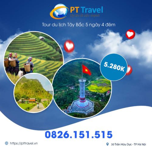 Khám phá tour Tây Bắc 5 ngày 4 đêm TRỌN GÓI tại PT Travel